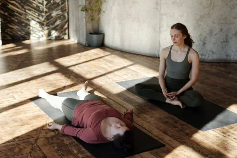 Beginner yoga class at Grace Yoga and Pilates